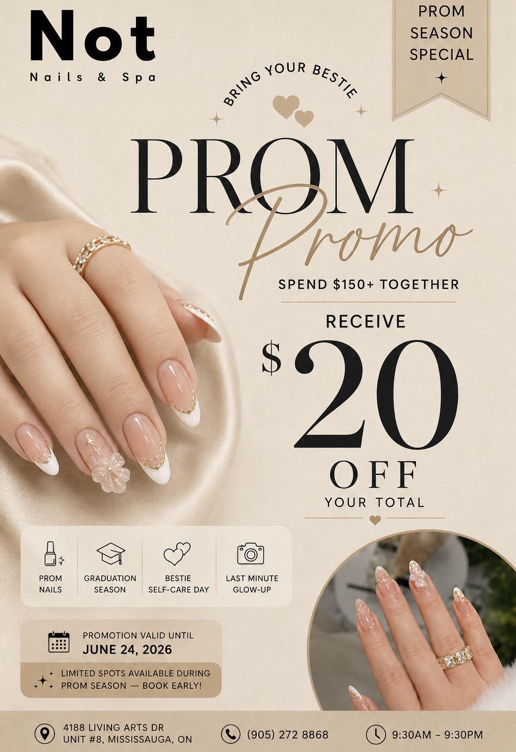 Not Nails & Spa Mississauga - Nail Salon in Mississauga