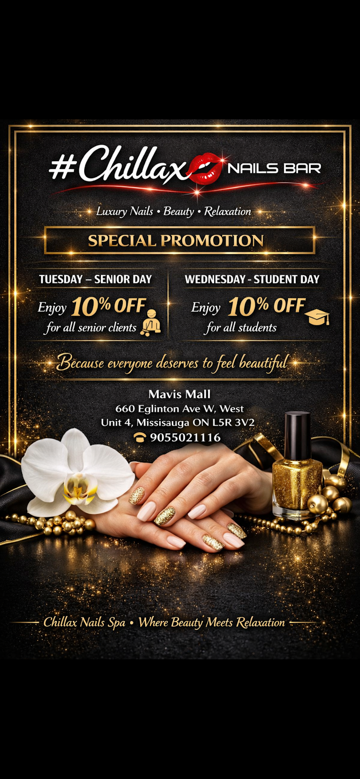 CHILLAXO NAILS BAR - Nail Salon in Mississauga