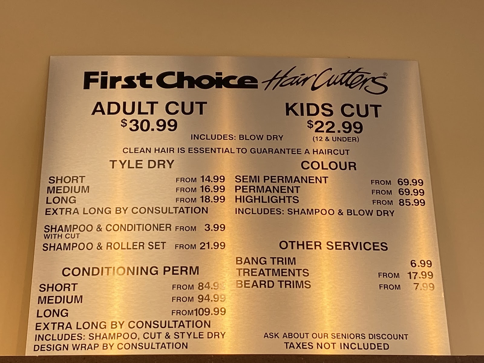 First Choice Hair - Barbershop in Charlottetown