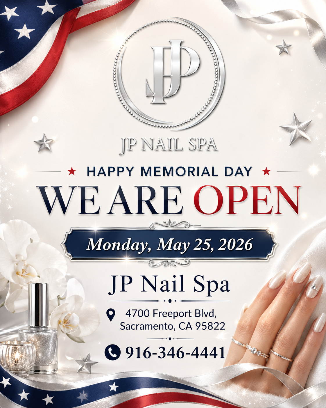 JP Nail Spa - Nail Salon in Sacramento