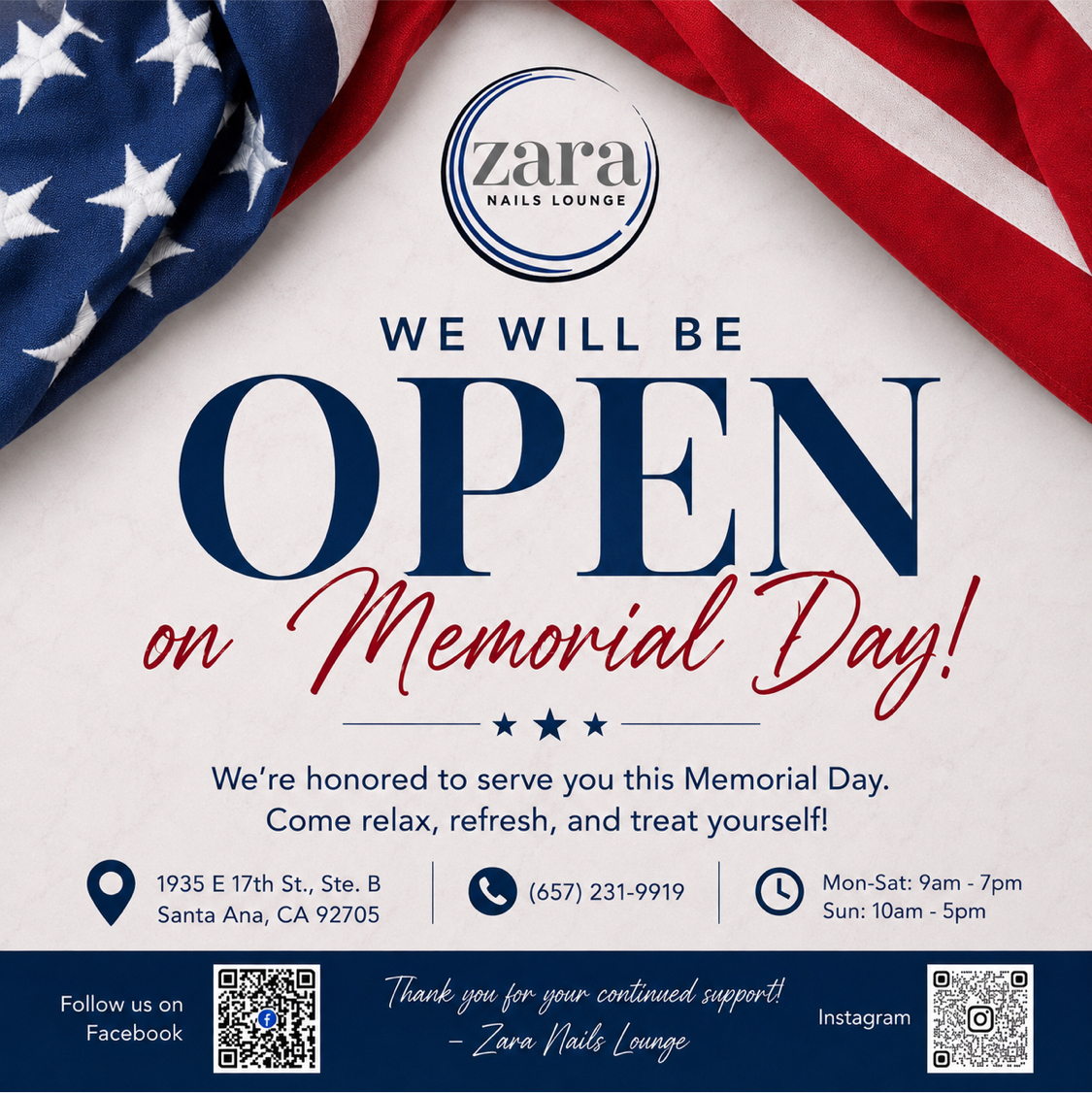 Zara Nails Lounge - Nail Salon in Santa Ana