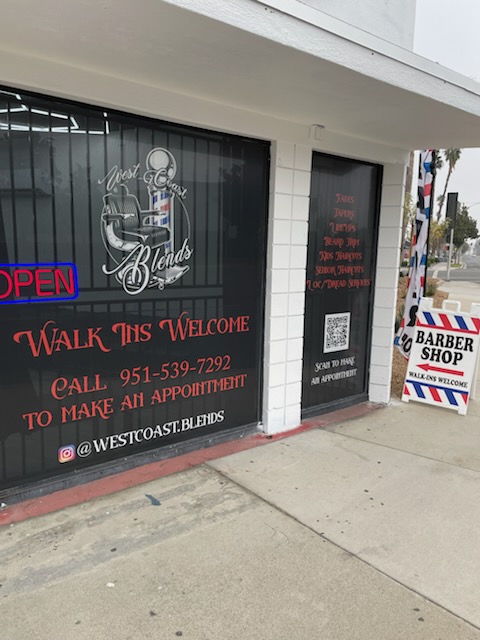 west coast blends barbershop - Barbershop in Riverside