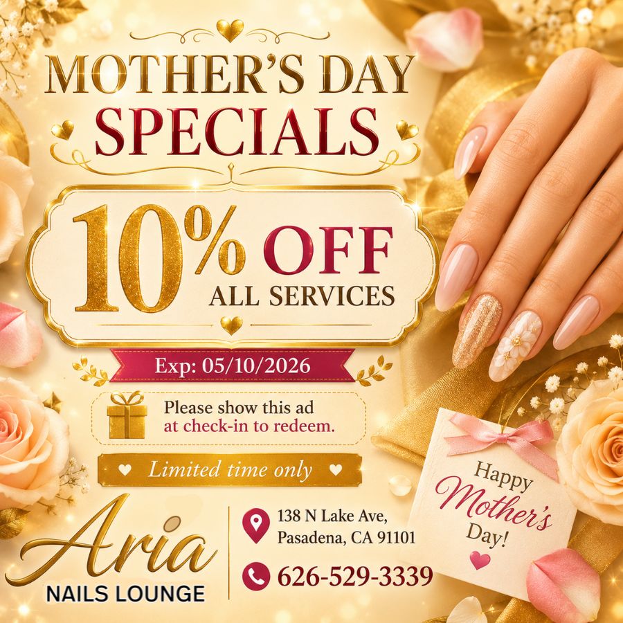 Aria Nails Lounge - Nail Salon in Pasadena