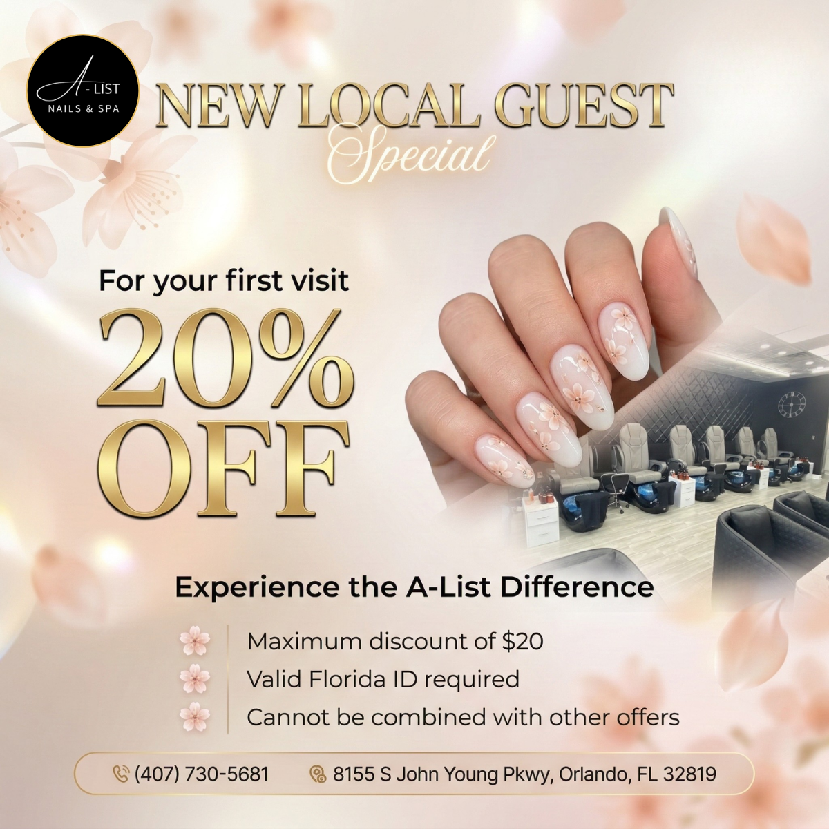 A-List Nails & Spa Orlando - Nail Salon in Orlando