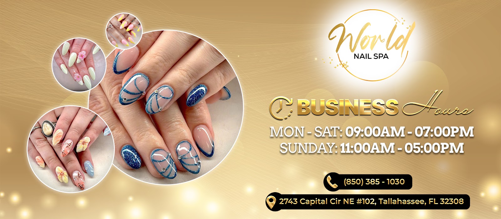 World Nail Spa - Nail Salon in Tallahassee