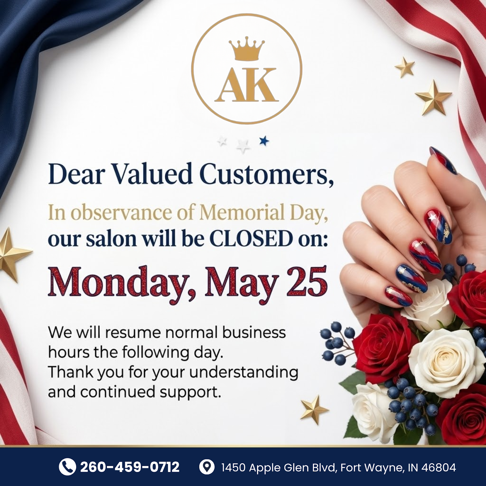 AK SPA - Nail Salon in Fort Wayne