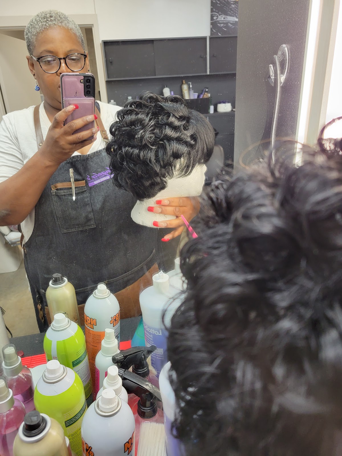 Angela's Ebony Hair Designs and Barber shop - Barbershop in Bloomington