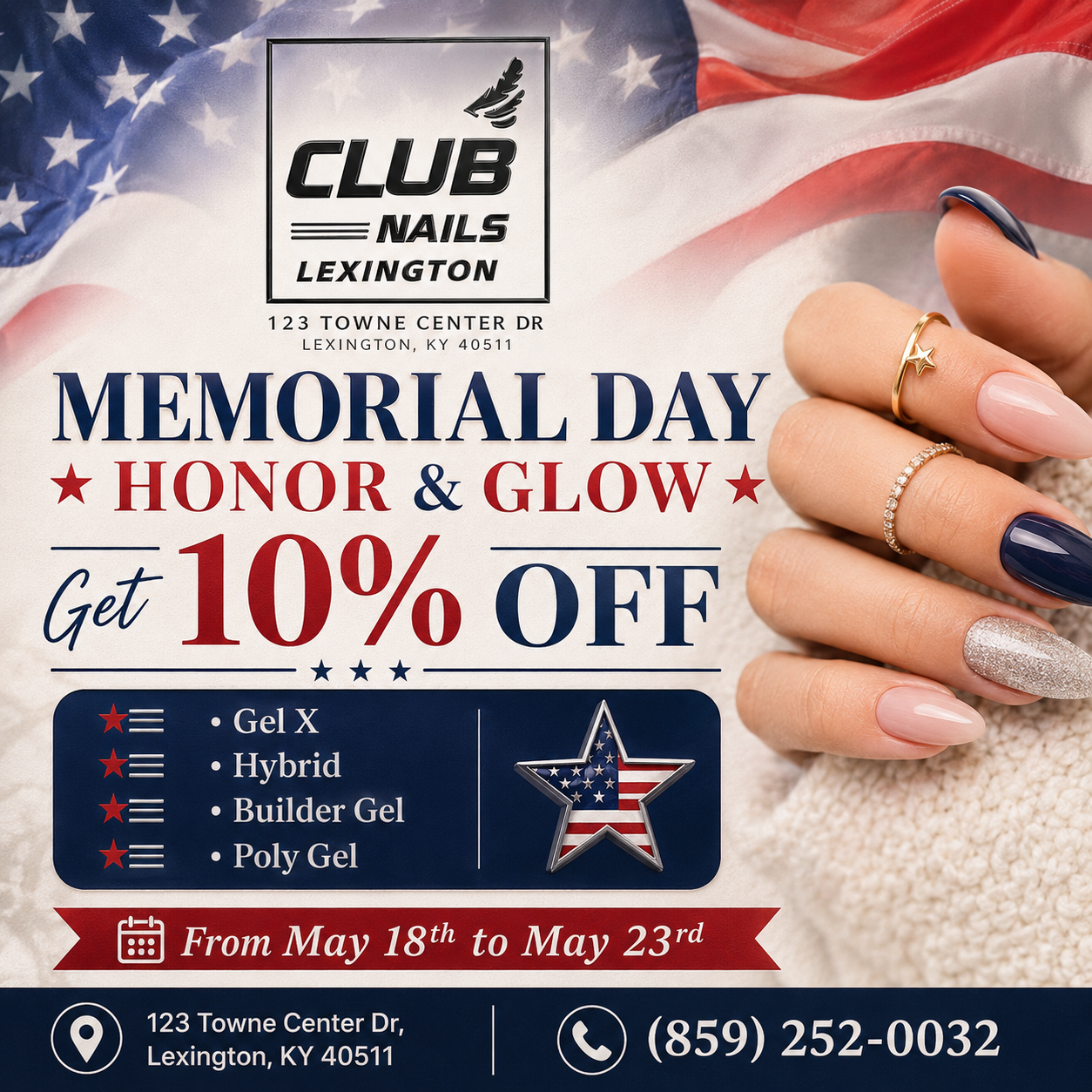 Club Nails 1 - Nail Salon in Lexington