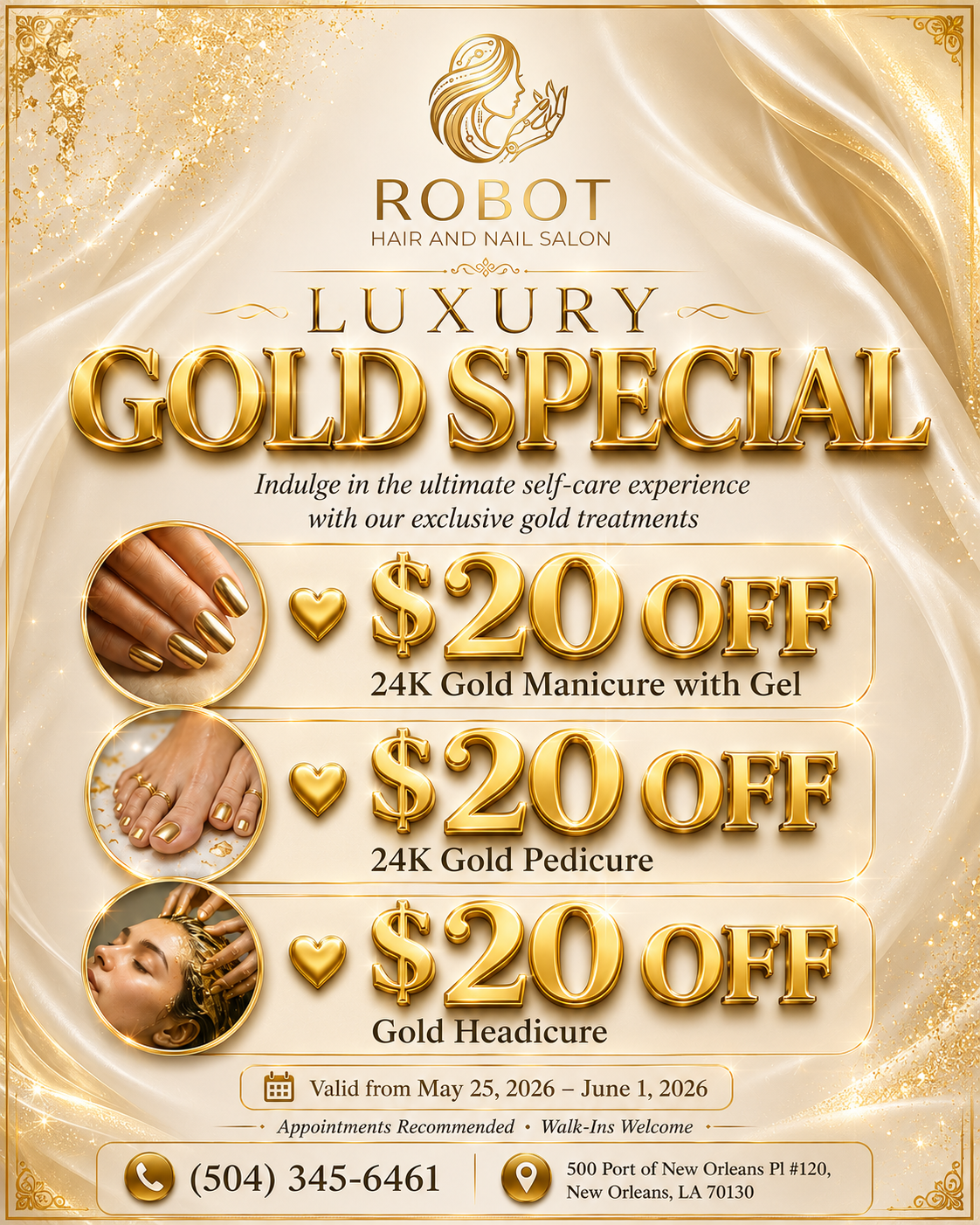 Robot Hair and Nail Salon - Beauty Spa in New Orleans