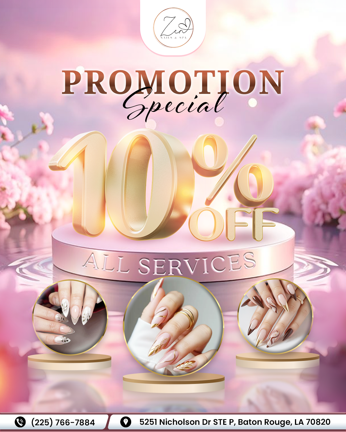 Zen Nails & Spa - Nail Salon in Baton Rouge
