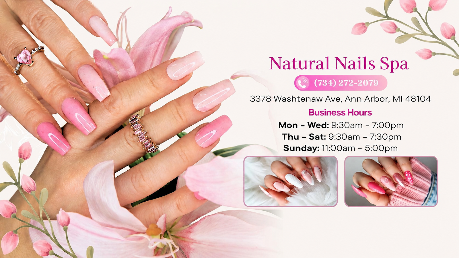Natural Nails - Nail Salon in Ann Arbor