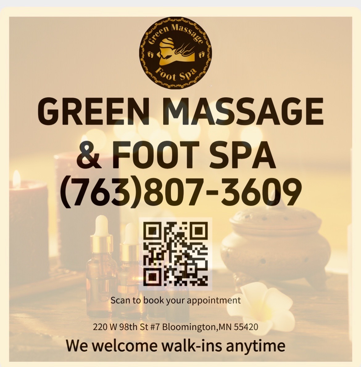 Green Massage & Foot Spa - Beauty Spa in Bloomington