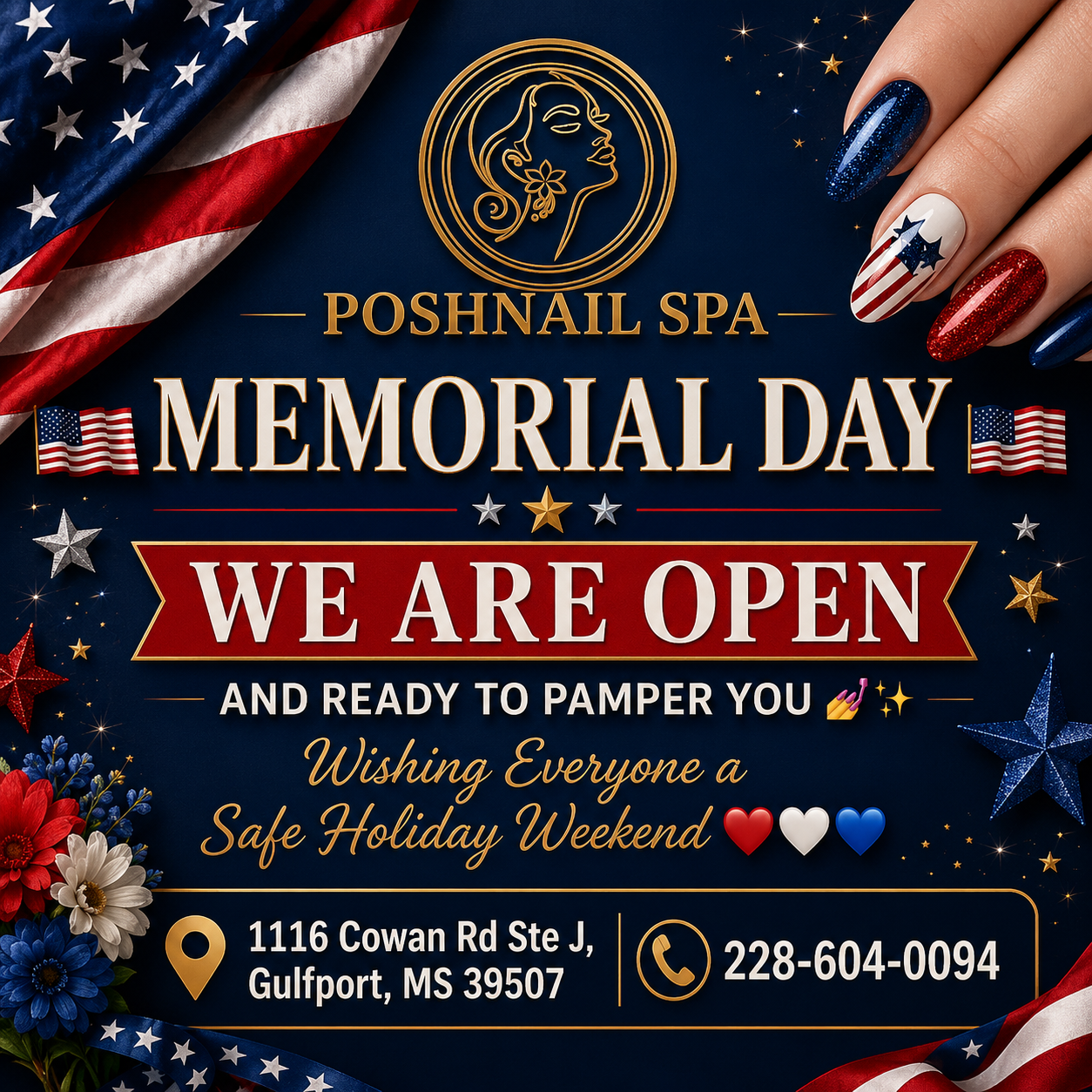 Posh Nail Spa - Nail Salon in Gulfport