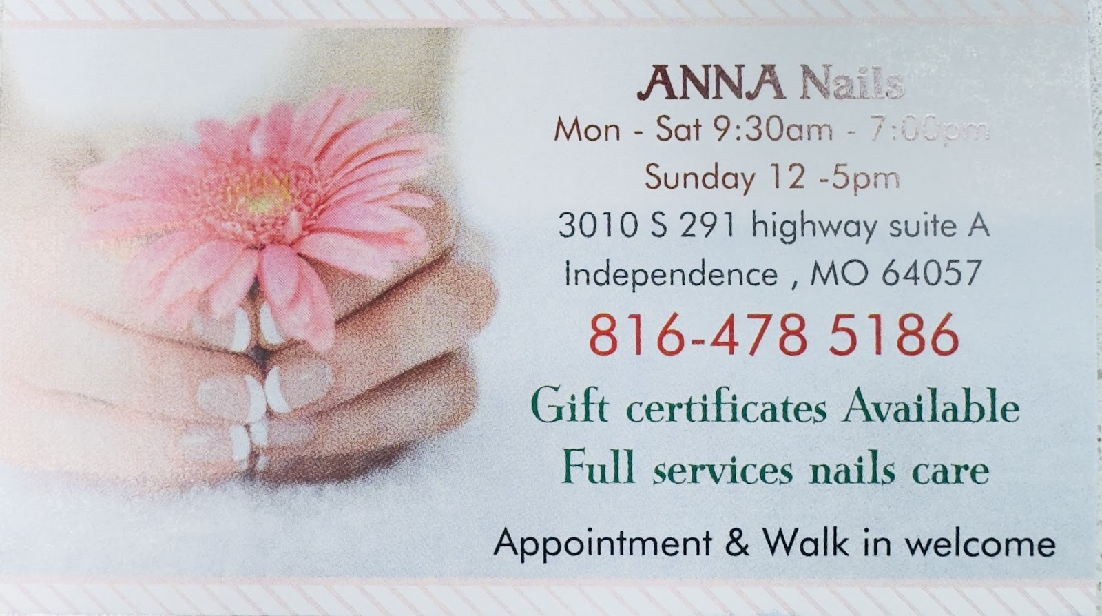 ANNA Nails - Nail Salon in Independence