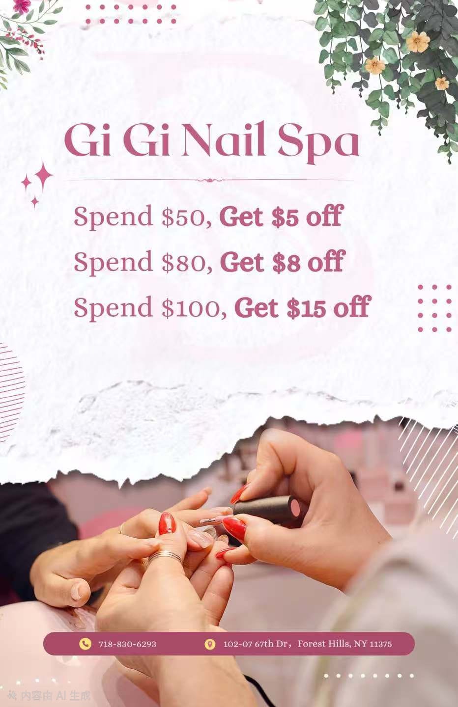 Gi Gi Nail Spa - Nail Salon in Queens