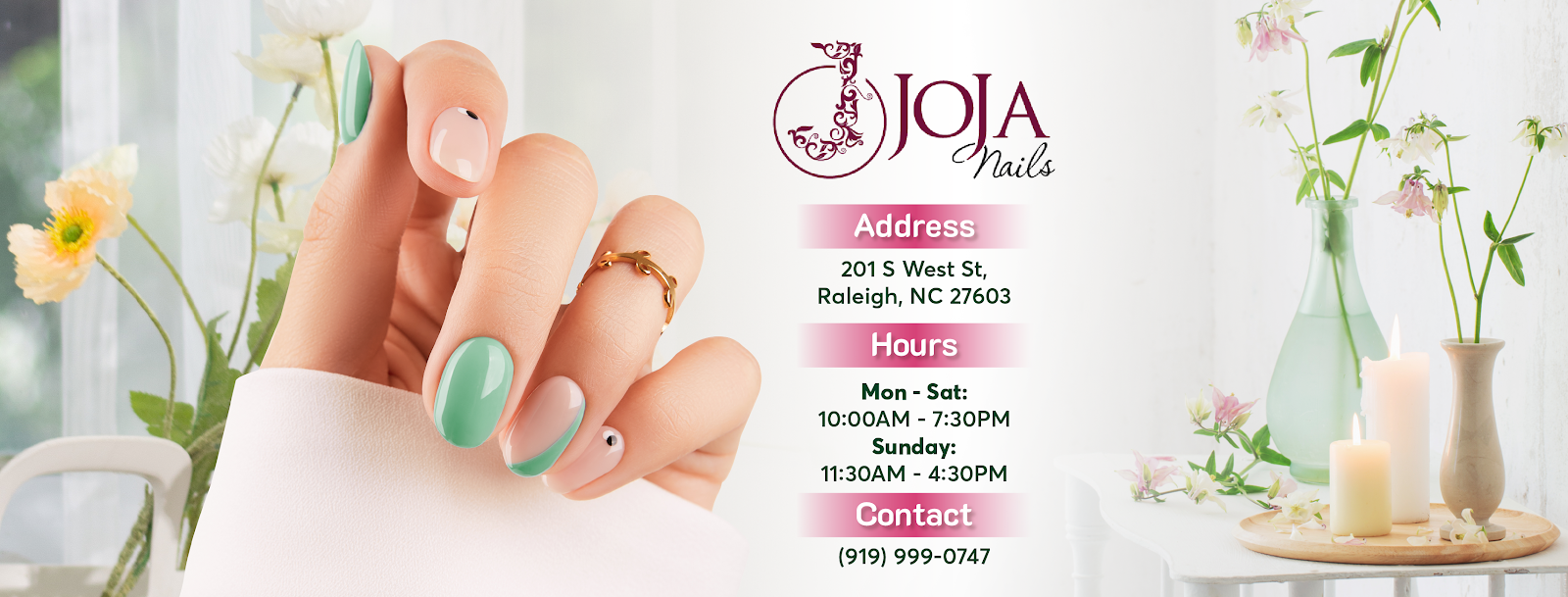 Joja Nails - Nail Salon in Raleigh