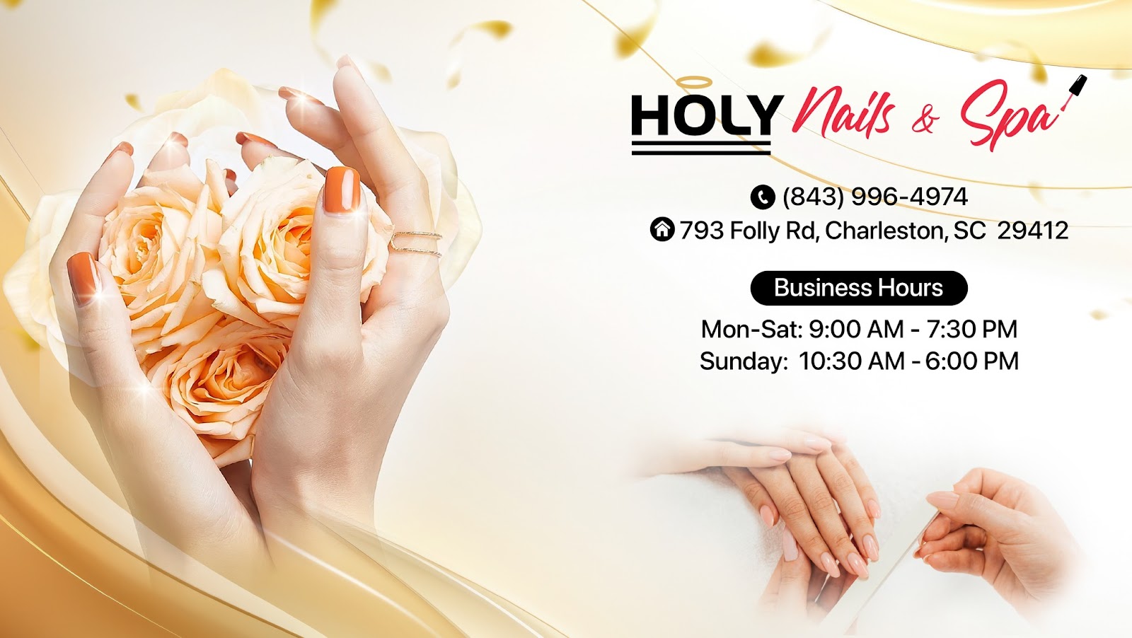 Holy Nails & Spa - Nail Salon in Charleston