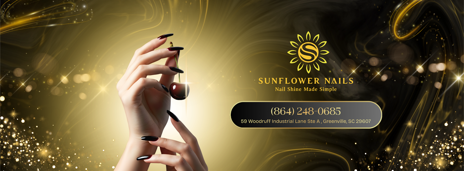 Sunflower nails - Nail Salon in Greenville