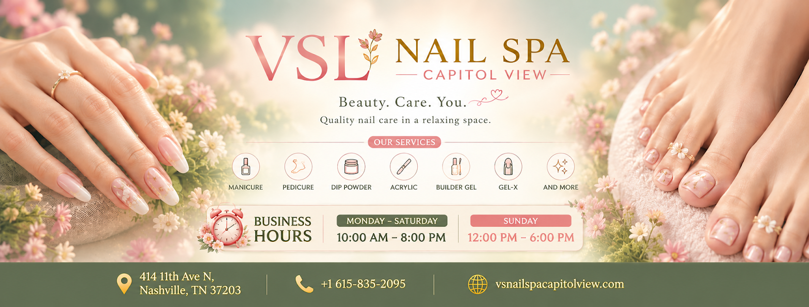 VSL NAIL SPA Capitol View - Nail Salon in Nashville
