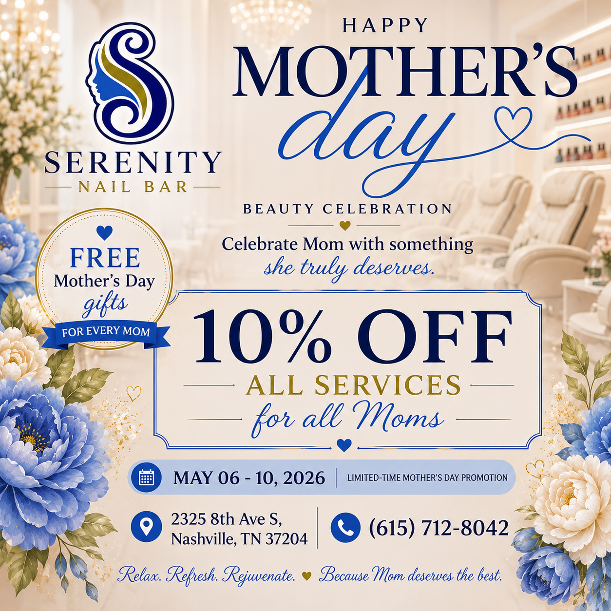 Serenity Nail Bar - Nail Salon in Nashville
