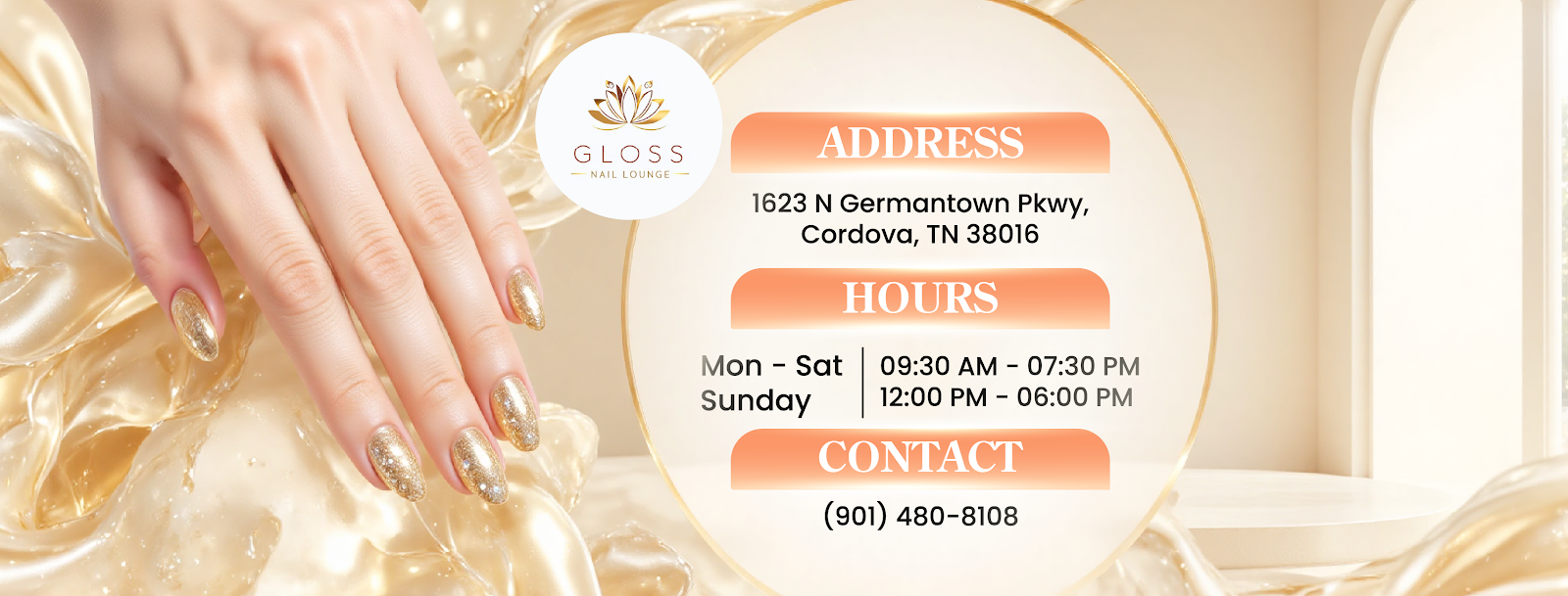 Gloss Nail Lounge Cordova - Nail Salon in Memphis