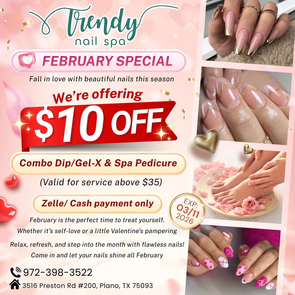 TRENDY NAIL SPA OPEN LATE TIL MIDNIGHT - Nail Salon in Plano