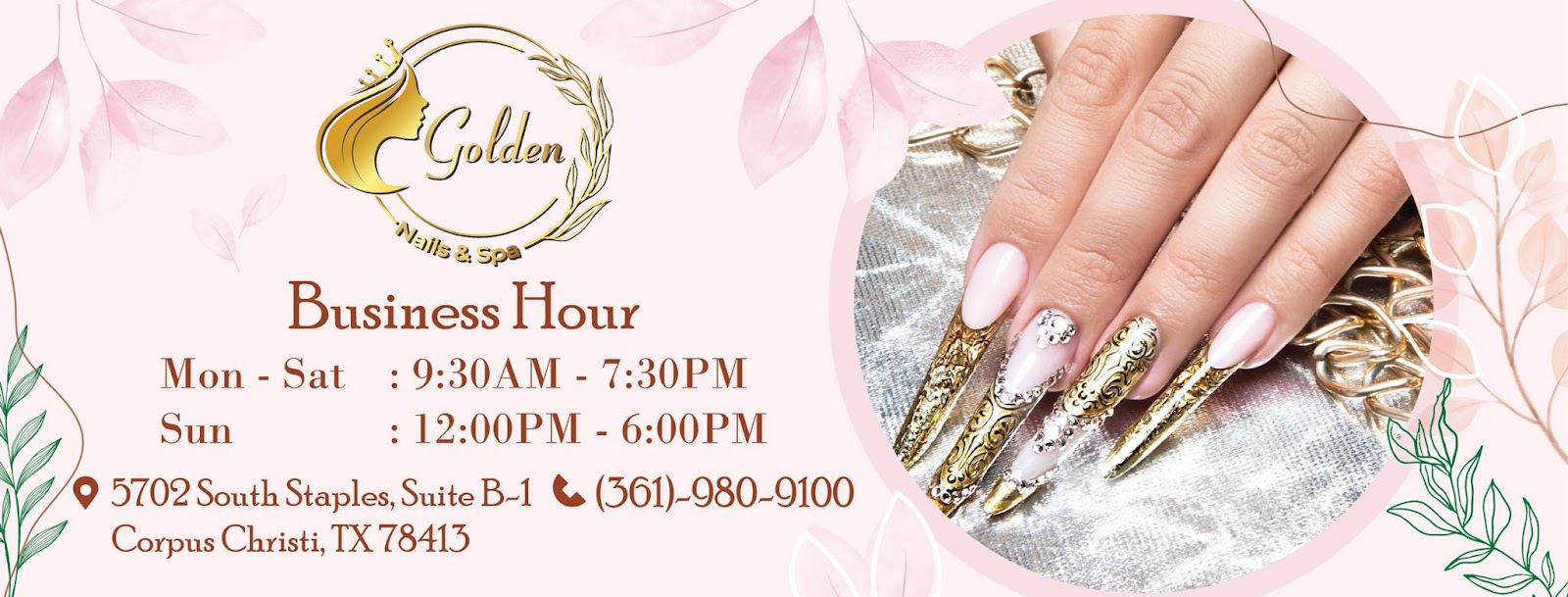 Golden Nails - Nail Salon in Corpus Christi