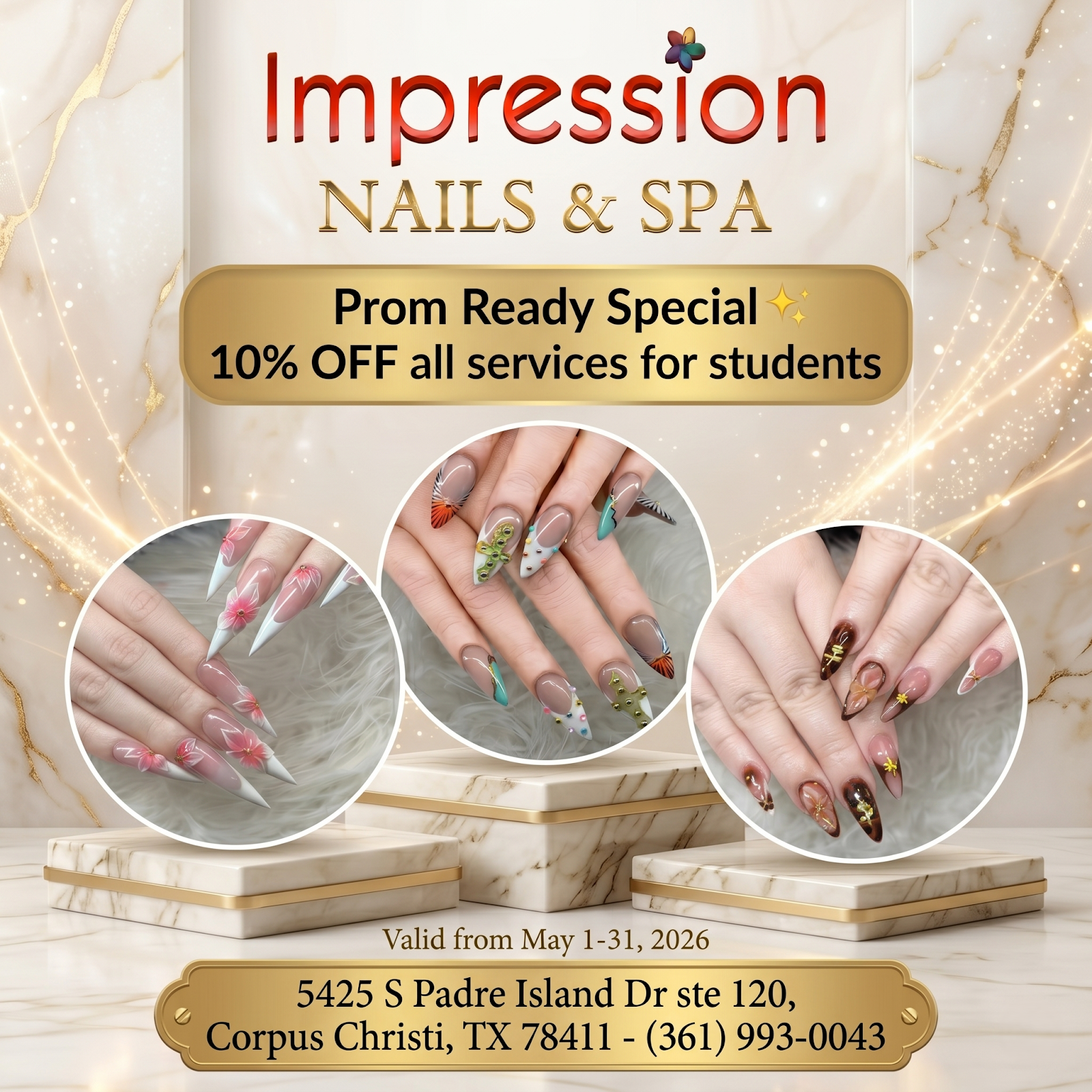 Impression Nails & Spa - Nail Salon in Corpus Christi