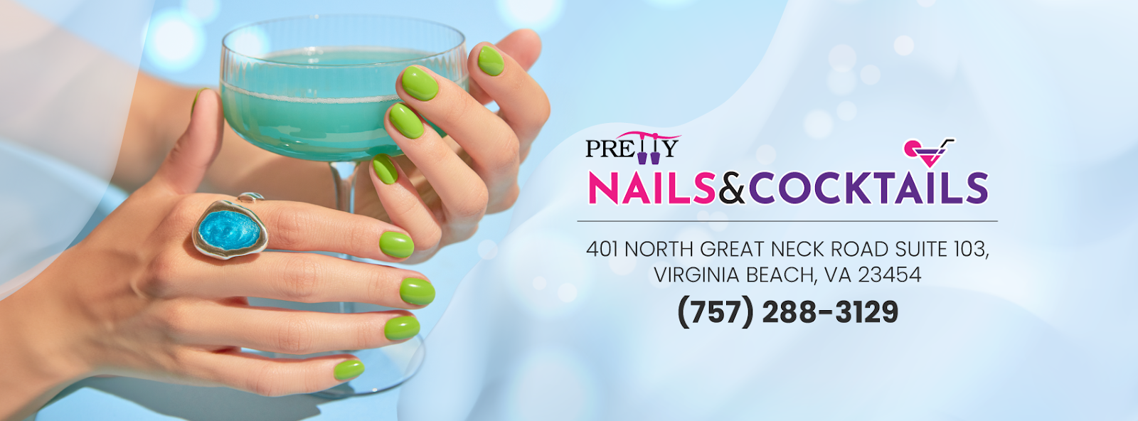 Pretty Nails & Cocktails - Nail Salon in Virginia Beach