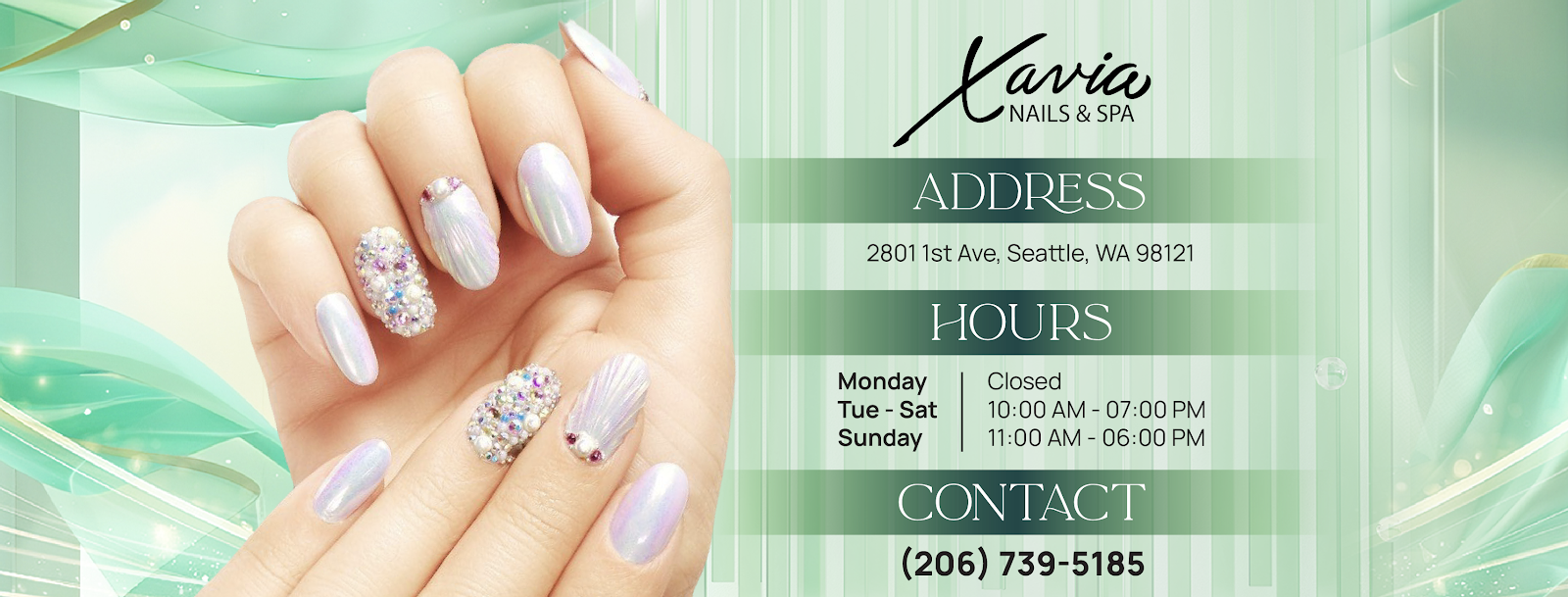 Xavia Nails & Spa - Nail Salon in Seattle